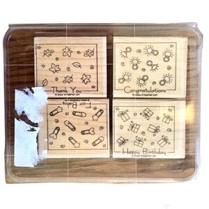 Stampin’ Up! “Fabulous Four” Rubber Stamp Set (2004)